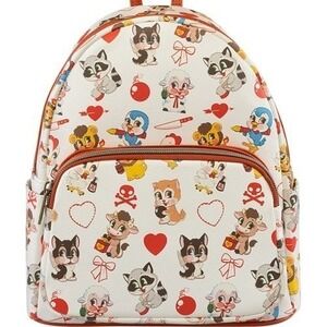 Villainous Valentines Faux Leather Mini Backpack New